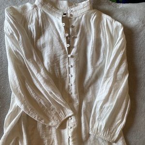 Cream blouse